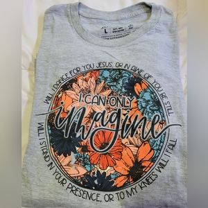 3/$35 Women's Christian T-shirt Size Large Super Soft